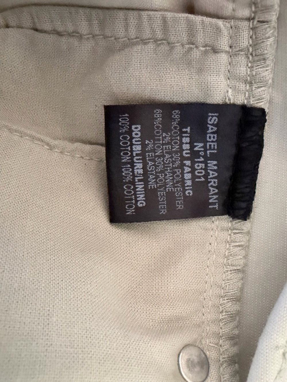 Isabel Marant micro corduroy pants sz 44 - Picture 6 of 6